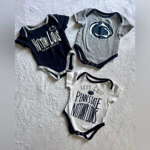 Set of three Penn State Onesies